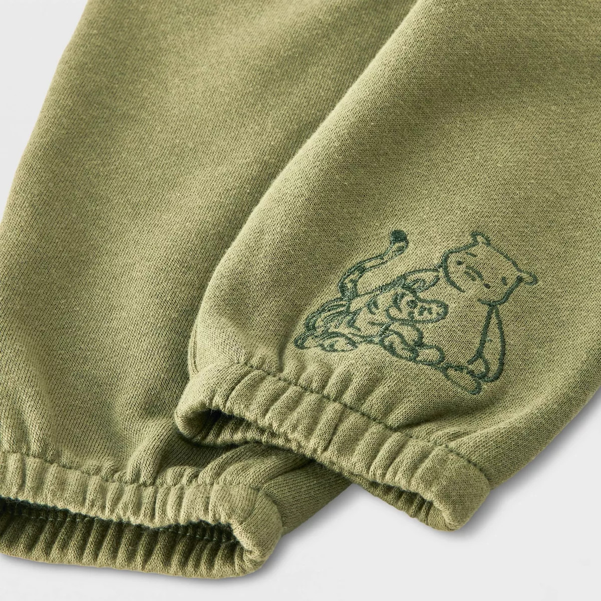 Baby Boys' 2pc Disney Winnie The Pooh Fleece Sweatshirt and Pants Set - Green 18M | Target