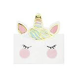 Talking Tables Pack of 12 Shaped Face Paper Napkins, Recyclable Birthday Partyware Tableware for Kid | Amazon (US)