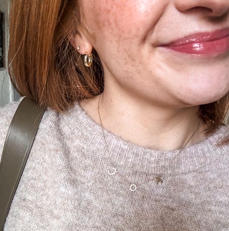 My favorite earrings.

Huggies
Gold earrings
Necklace 
OOTD
Church 

#LTKU #LTKfindsunder50 #LTKbeauty