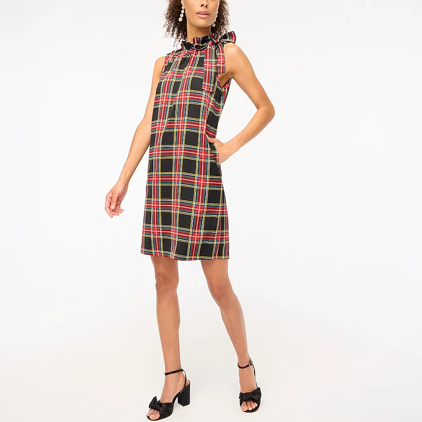 Bow-neck shift dress | J.Crew Factory