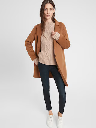 Unlined Double-Faced Top Coat | Banana Republic (US)