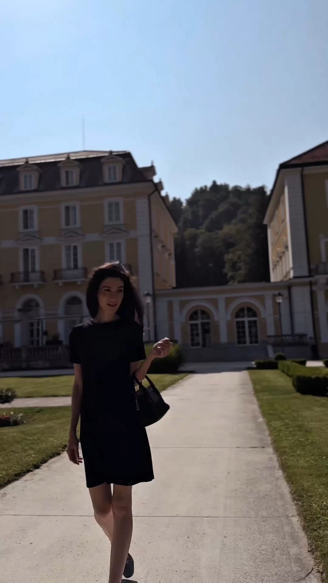 Summer date outfit, summer walk date outfit, little black dress with block heels, Slingbacks and mini dress, black t-shirt dress, max mara dress, walk in the park, European summer, summer in Europe, tourist fashion, tourist style, everyday outfit

#LTKTravel #LTKSeasonal #LTKSummerEdit