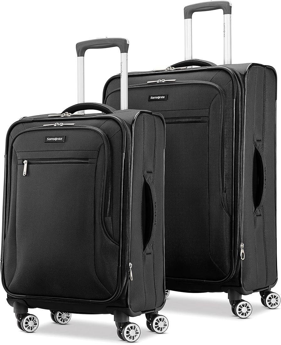 Samsonite Ascella X Softside Expandable Luggage with Spinners | Teal | 2PC SET (Carry-on/Medium) | Amazon (US)