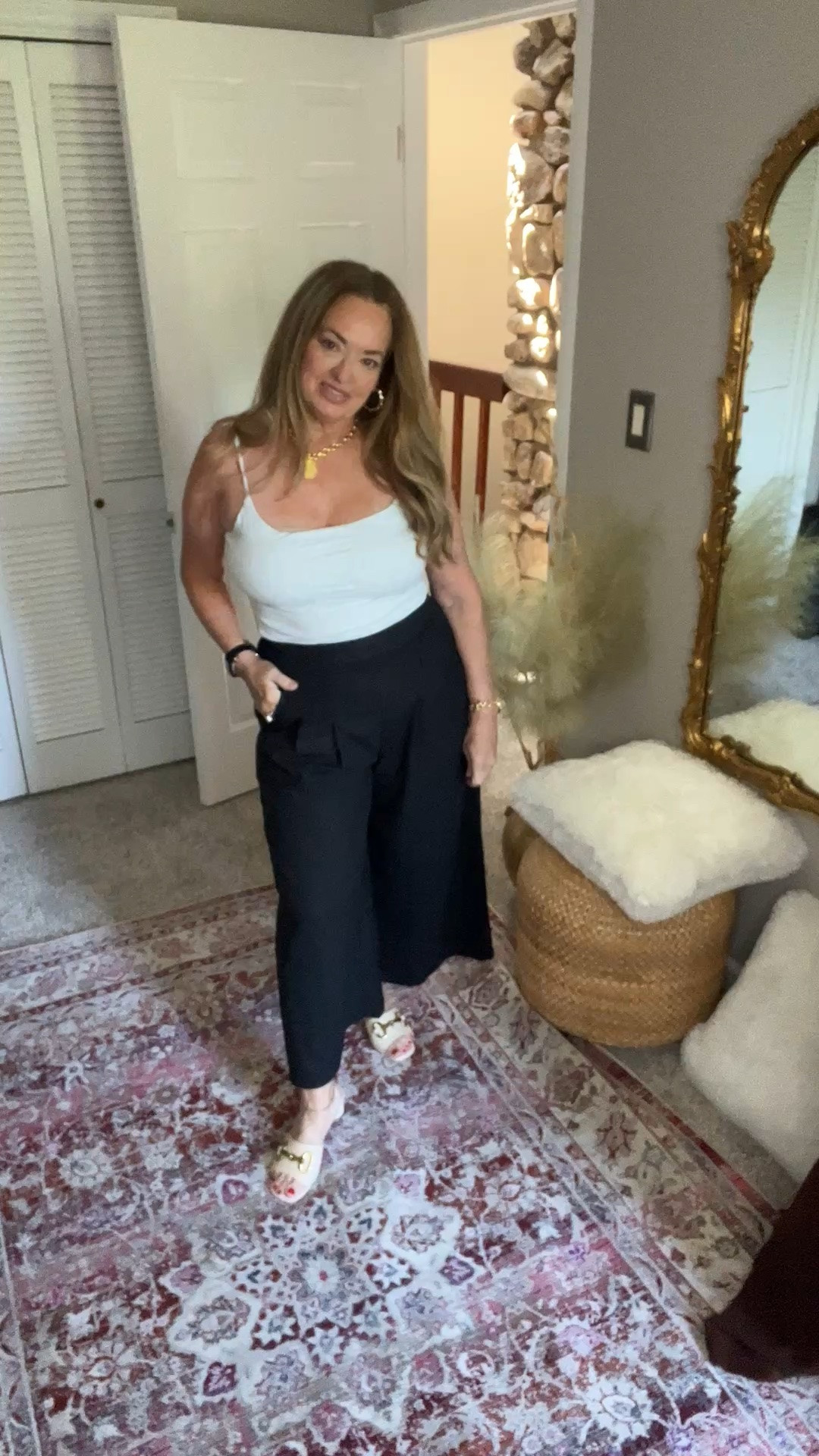Easy adjustment tank cami.

#LTKdayinmylife #LTKmorningroutine #LTKSeasonal