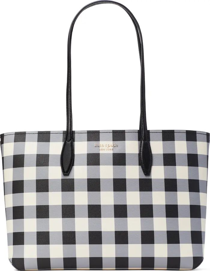 kate spade new york all day gingham print large tote | Nordstrom | Nordstrom