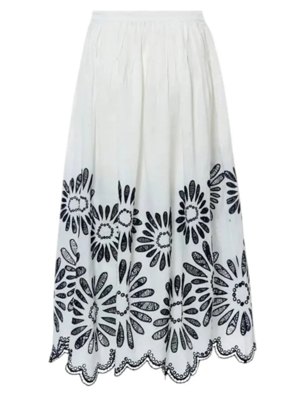Ulla Johnson Anisa Skirt Porcelain White Midi Skirt NWT Size 2 | Poshmark