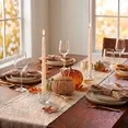 My Texas House Fall Harvest Leaves 11" Taper Candles, Brown and White, 2 Count | Walmart (US)