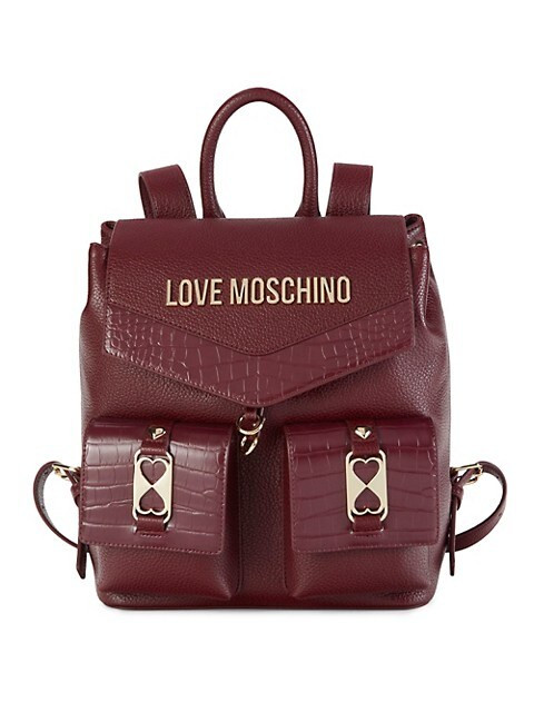 Croc-Embossed Logo Backpack | Saks Fifth Avenue OFF 5TH