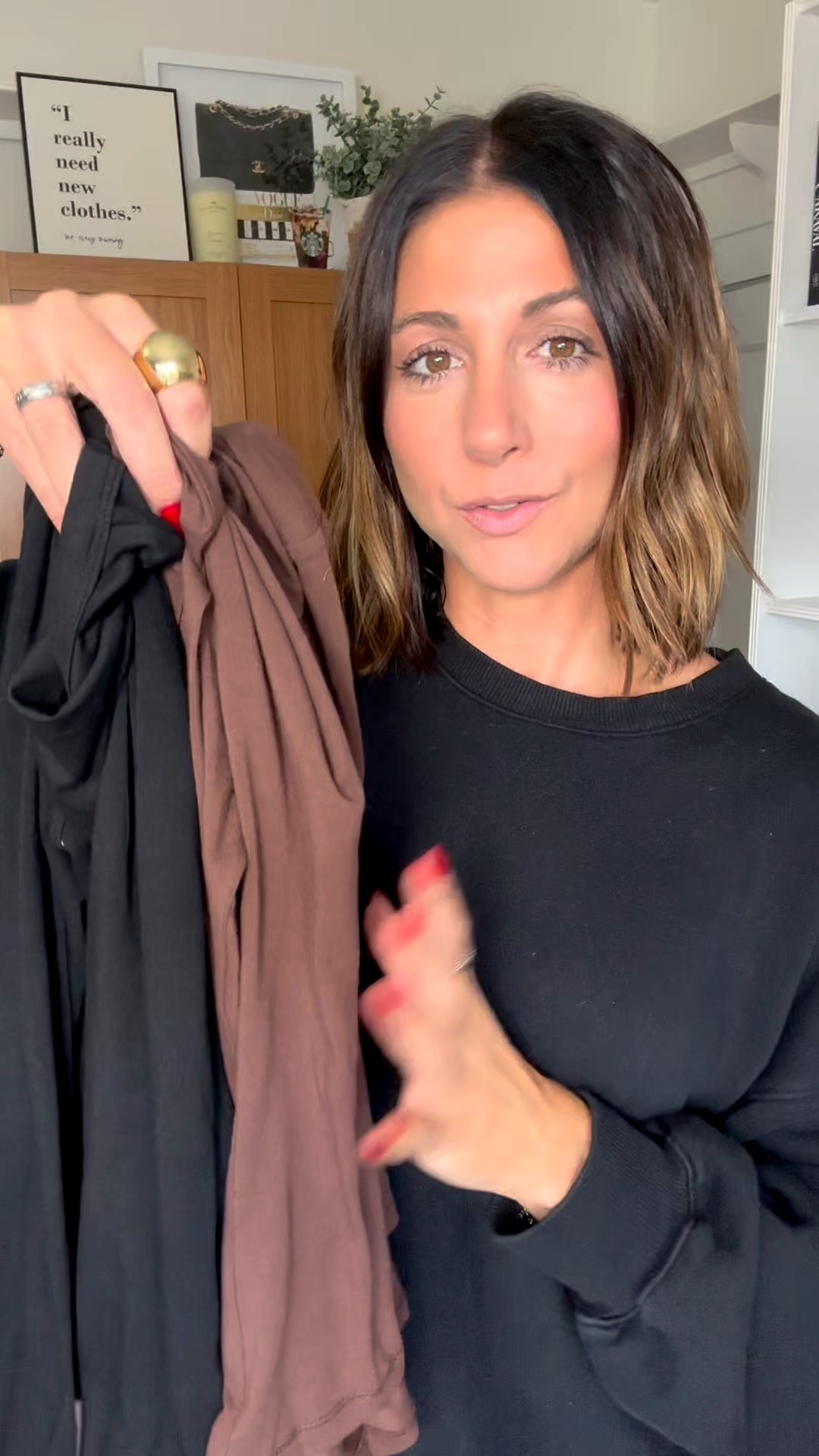 Size medium in both 

#LTKStyleTip #LTKFindsUnder50 #LTKSaleAlert