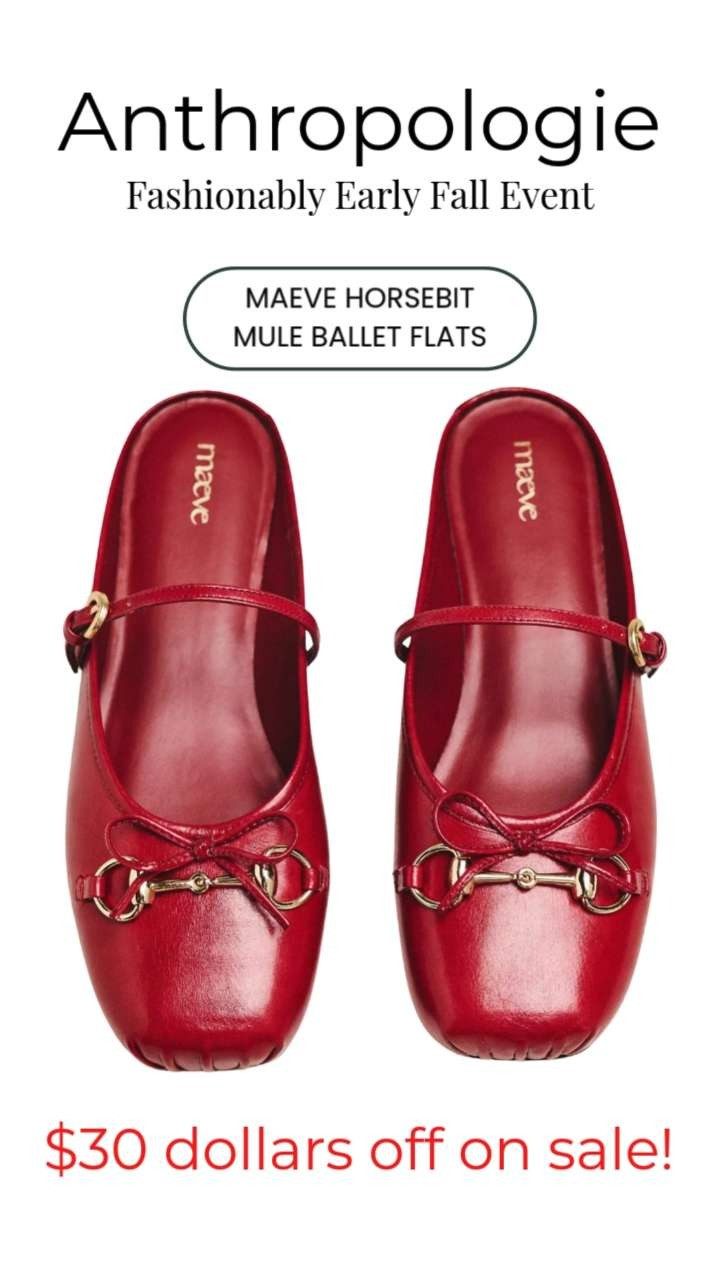 These red mule flats are such a fun statement shoe! The rich red leather, elegant gold hardware, and classic silhouette instantly elevate everything from jeans to dresses while staying comfortable enough for all-day wear.

💡 LTK MADE EASY
❤️ Heart = Support my posts!
🔖 Save = Get sale & restock alerts
📋 Lists = Keep favorites organized
📲 Share = Send lists and products to a friend. Hello, Christmas List!
💬 Comment = Ask me anything about what I'm wearing.:-) 

 #LTKSeasonal #LTKActive #LTKOver40