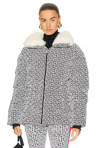 Monogram Short Down Jacket | FWRD 