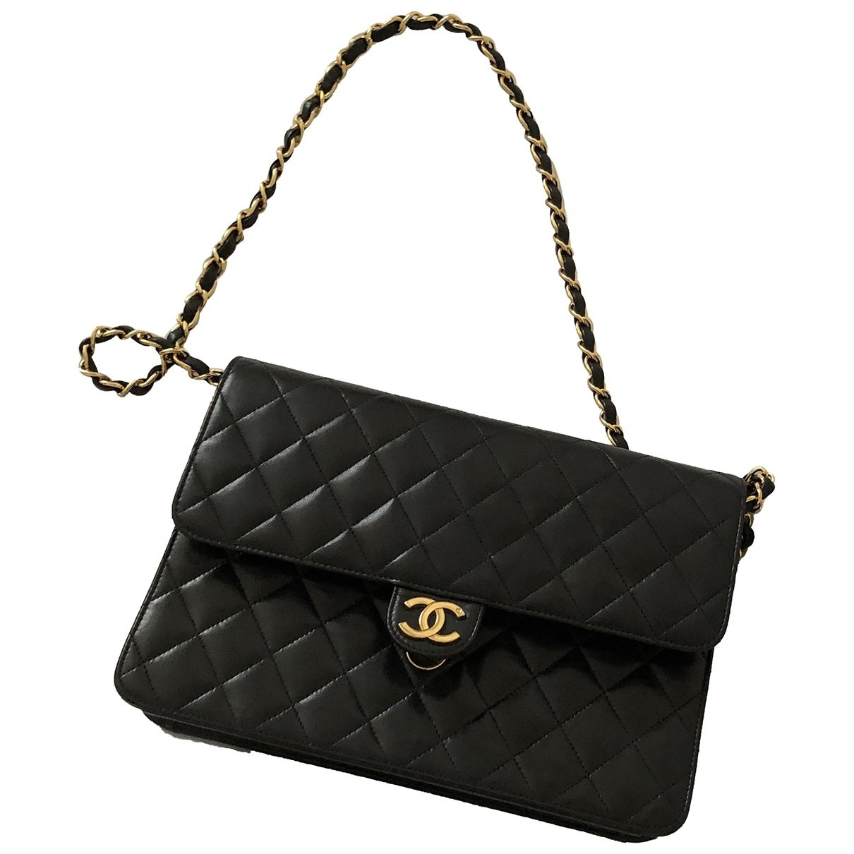 Chanel Timeless/Classique Black Leather Clutch bags | Vestiaire Collective (Global)