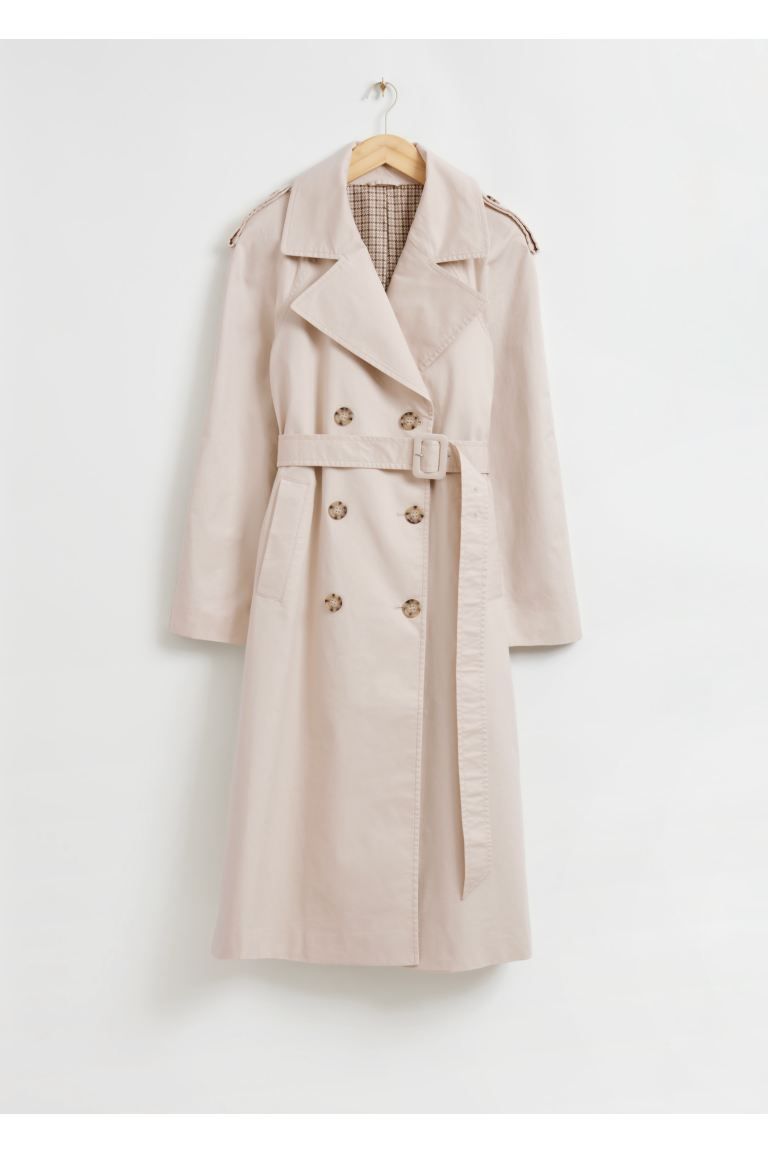 Classic Relaxed Trench Coat | H&M (UK, MY, IN, SG, PH, TW, HK)