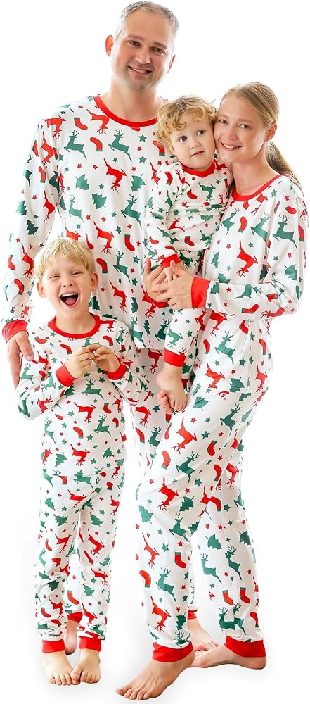 VAENAIT BABY Kids Adult Couple Family Matching Christmas Pjs Xmas Holiday Buffalo Plaid Sibling P... | Amazon (US)