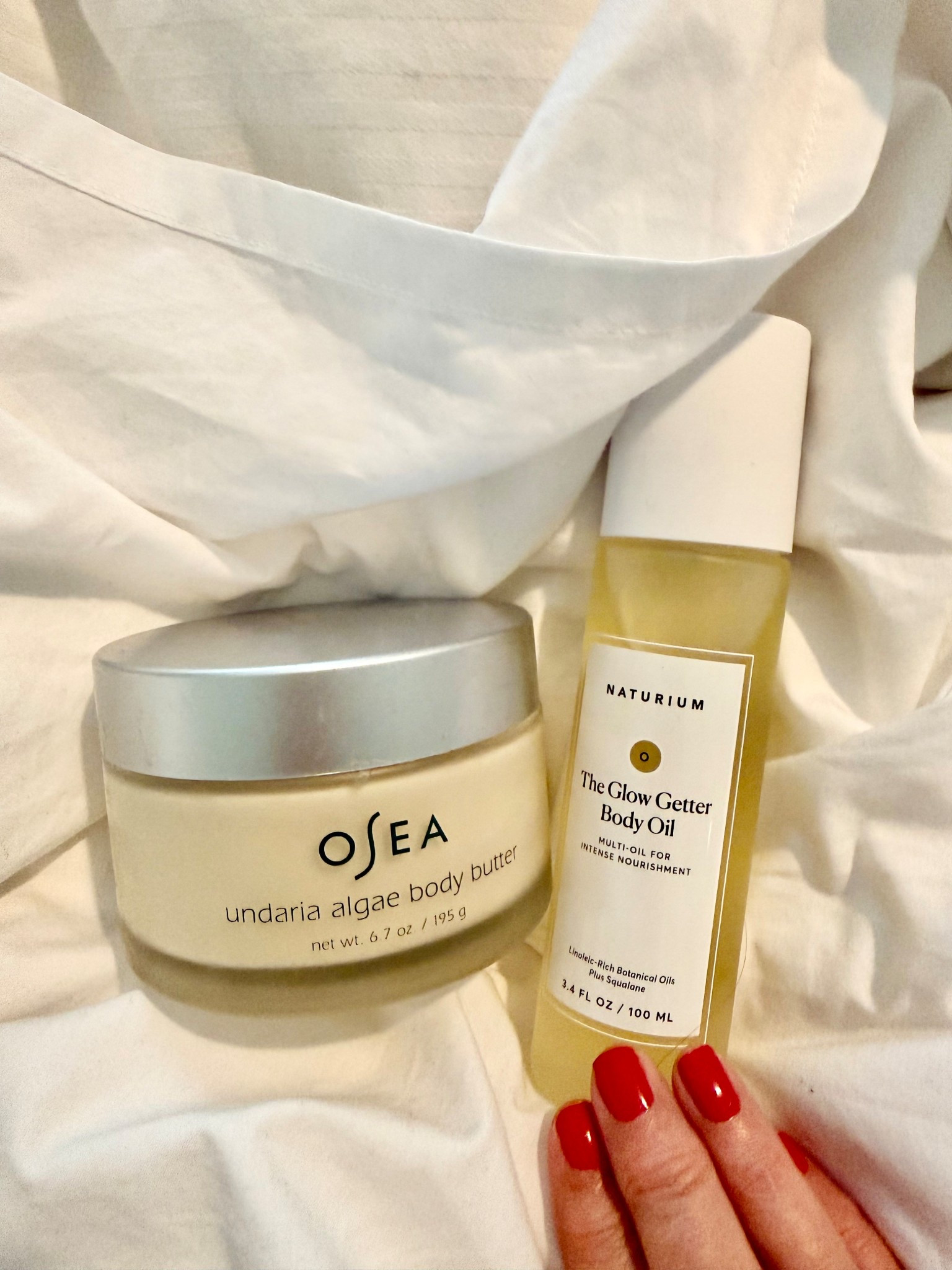 Just the best duo for soft, healthy, hydrated skin! You can layer the cream over the oil or mix them together in the palm of your hand - my go-to move! #lauracarsonmiller #bodycare #selfcare #beautysecrets 

#LTKgrwm #LTKBeauty #LTKdayinmylife