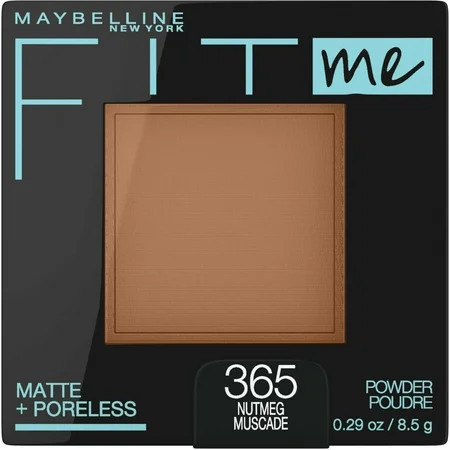 Maybelline Fit Me Matte + Poreless Pressed Face Powder - Nutmeg Shade Flawless Makeup Finish - 1 Count | Walmart (US)