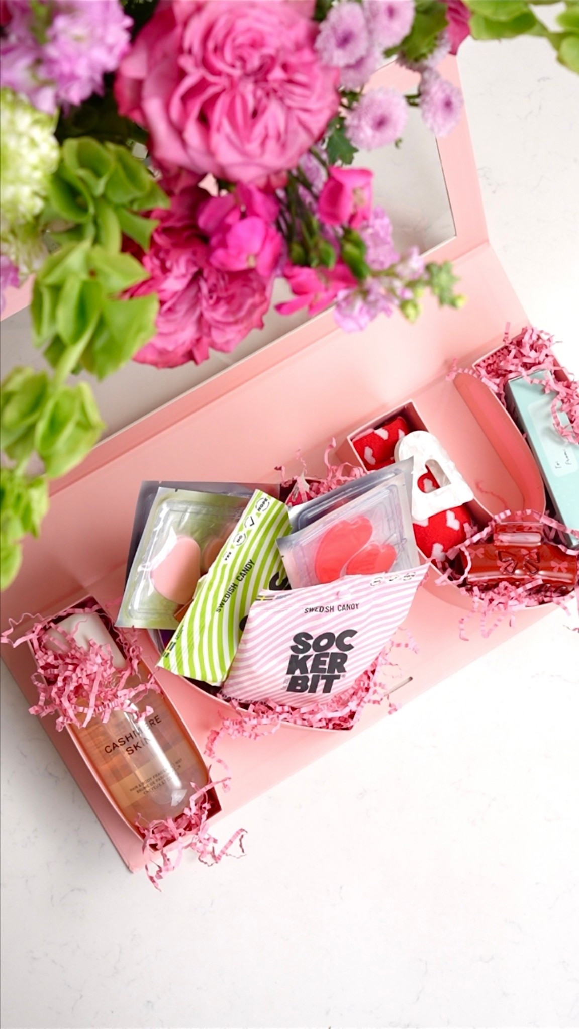 #ad Galentine’s Day gift, but make it sweet and intentional💌🍭🍬
Creating the perfect valentine’s day gift box for  my girl with Sockerbit Swedish candies because her love deserves all the good stuff. To know me is to know that I love fruity candies and I’ve been obsessed with Sockerbit candies and I’m not even ashamed of it 🤭They are made with clean, simple ingredients you can trust. The best part, they are also parent-trusted and available in 5 varieties exclusively at @Target. #HealthierValentines #SwedishCandyCrush #targetpartner, #joyisanutrient, #sockerbitswedishcandies, #ingredientsyoucantrust @sockerbitnyc @Target 

#LTKValentine