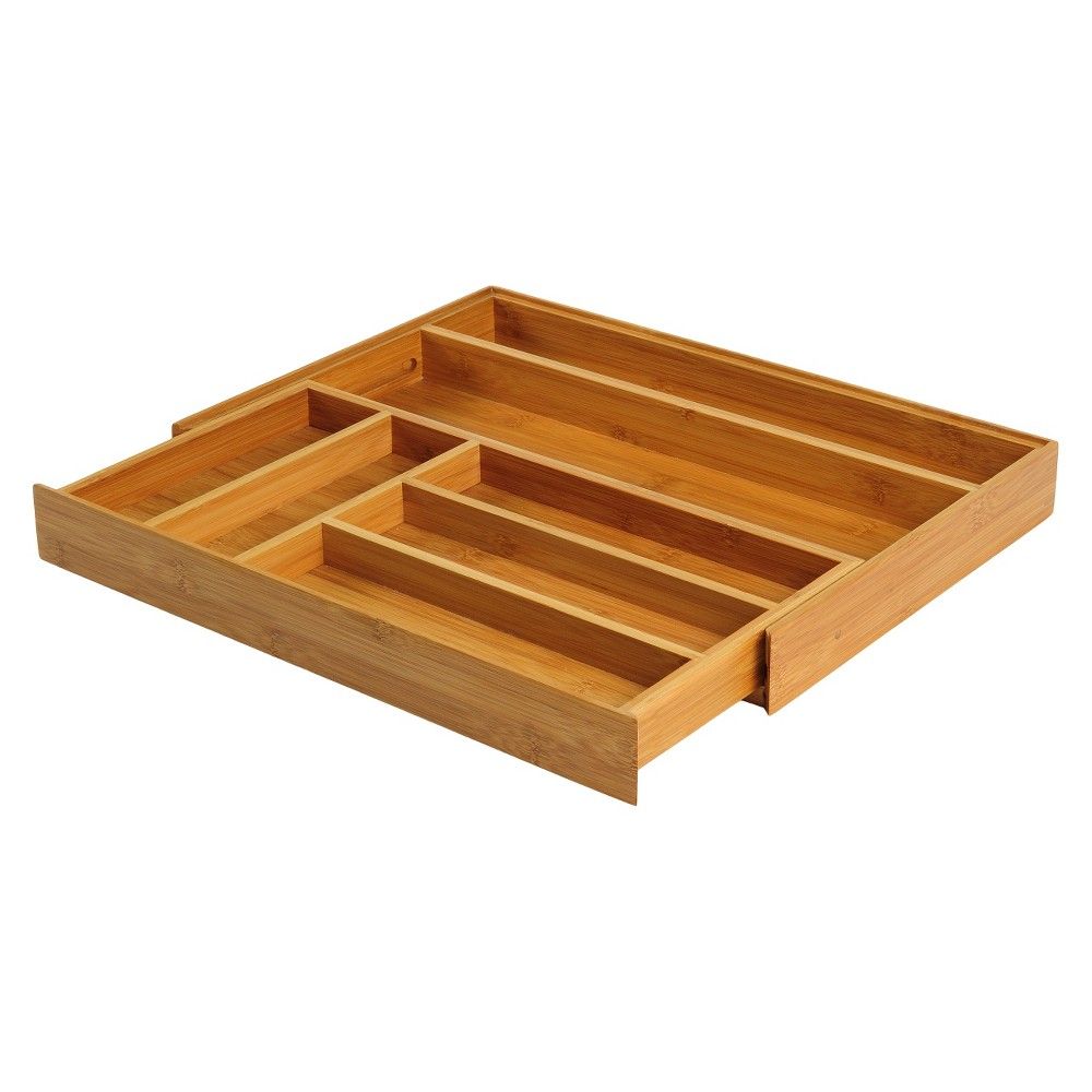 Bamboo Expandable Flatware Drawer Organizer - Threshold | Target