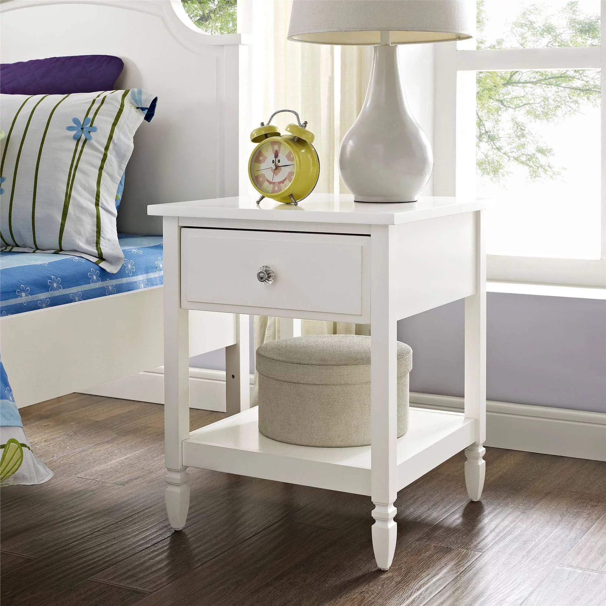 Better Homes and Gardens Lillian Nightstand, White | Walmart (US)