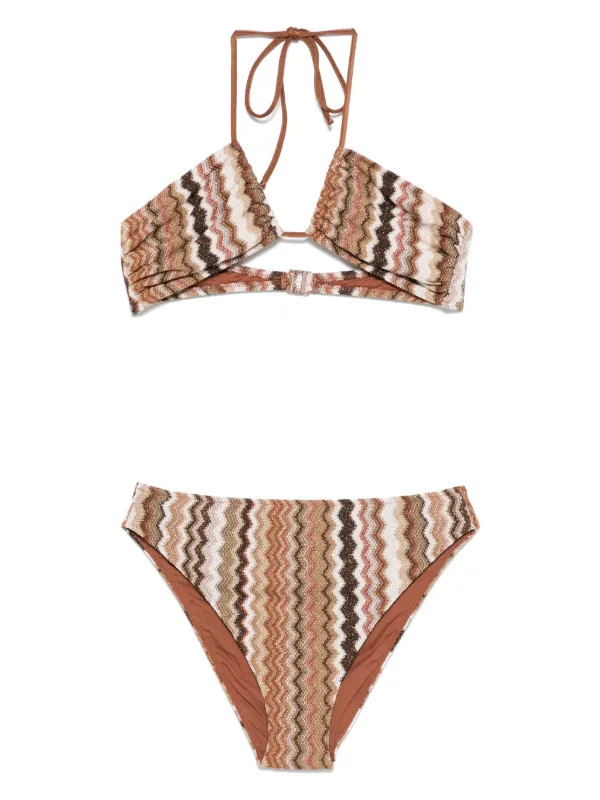 MC2 Saint Barth Sibilla Bikini | Brown | FARFETCH GR | Farfetch Global