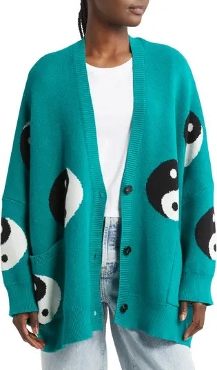 Yin & Yang Boxy Oversize Cardigan | Nordstrom