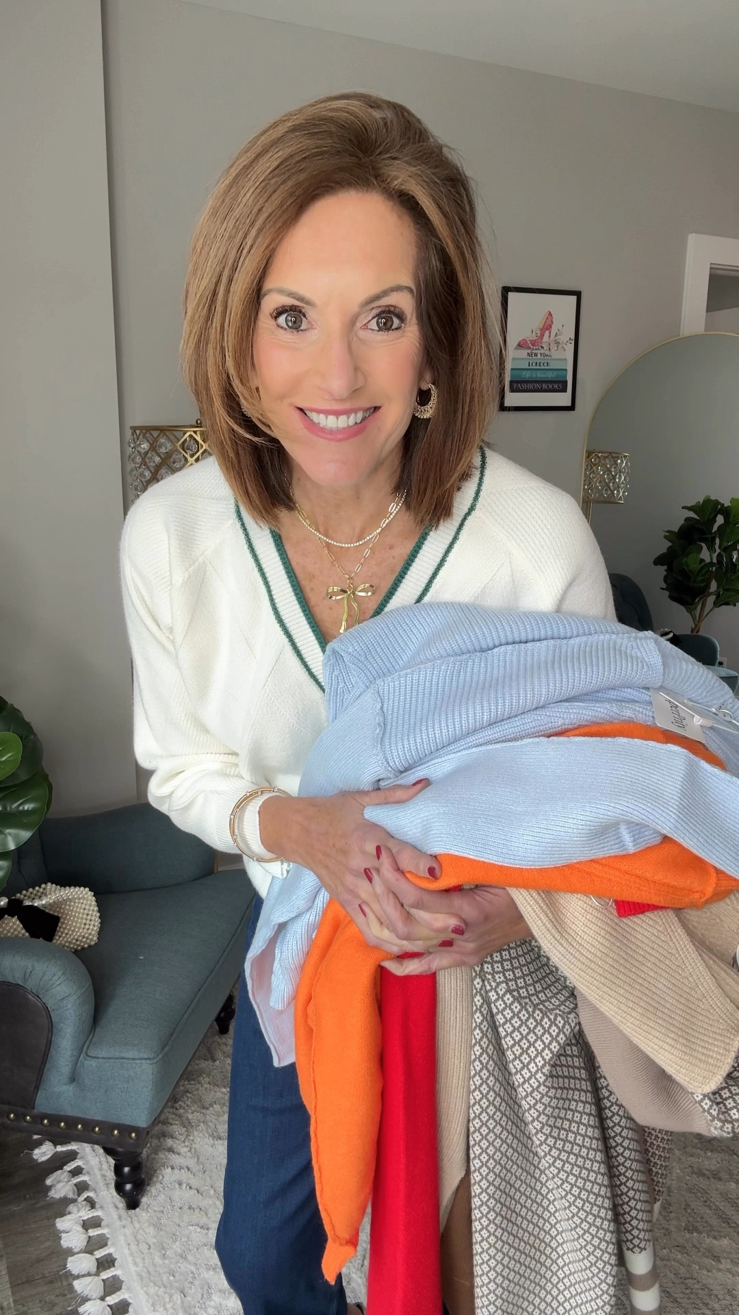 Sweater weather 
Cardigans 
Lady Jackets 
Polo sweaters 
Pull over sweater 
Gift ideas 

Bow Necklace and bracelet discount: anniek20

#LTKStyleTip #LTKFindsUnder50 #LTKWatchNow