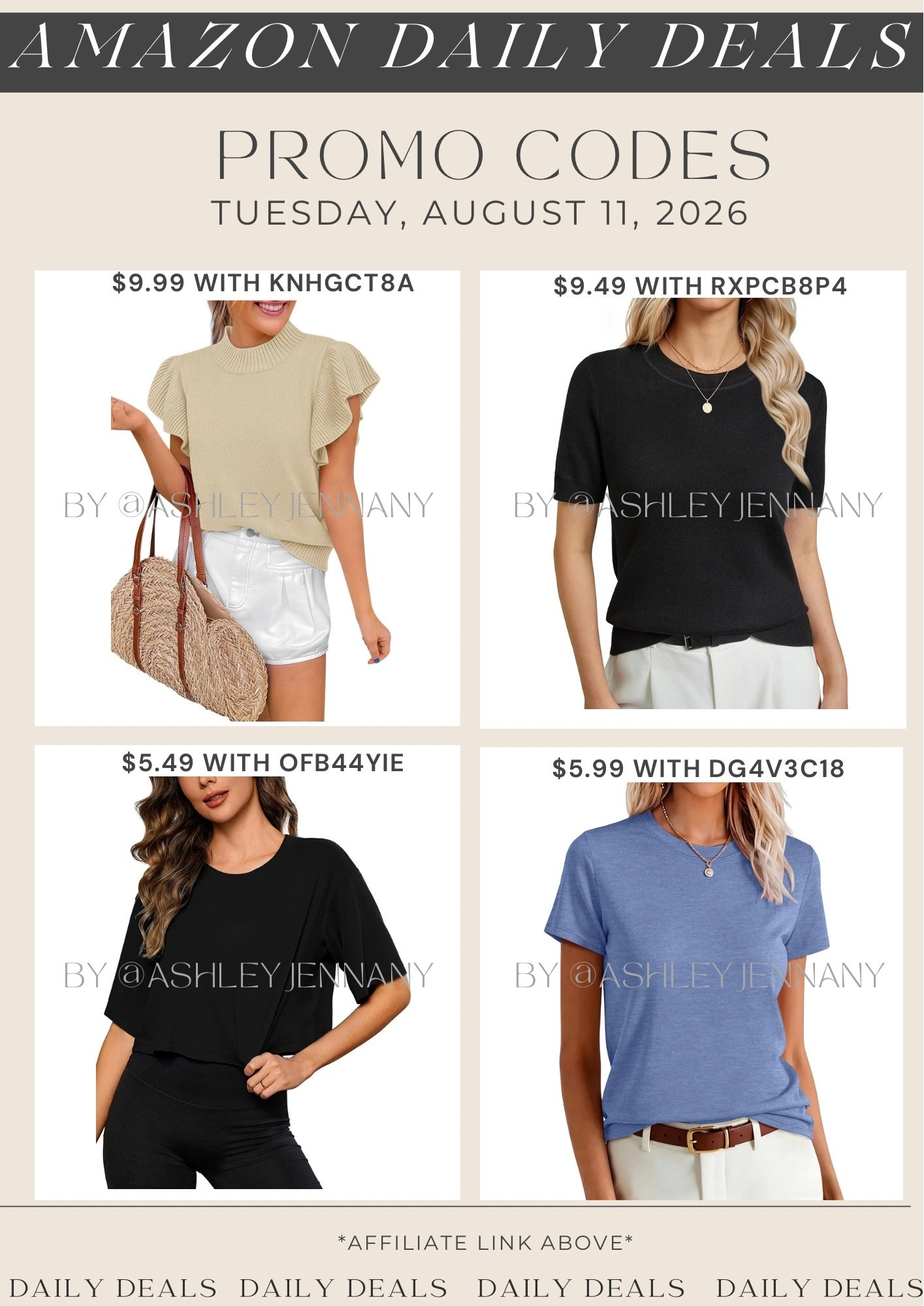 Amazon deals

#LTKSaleAlert #LTKMidsize #LTKSeasonal