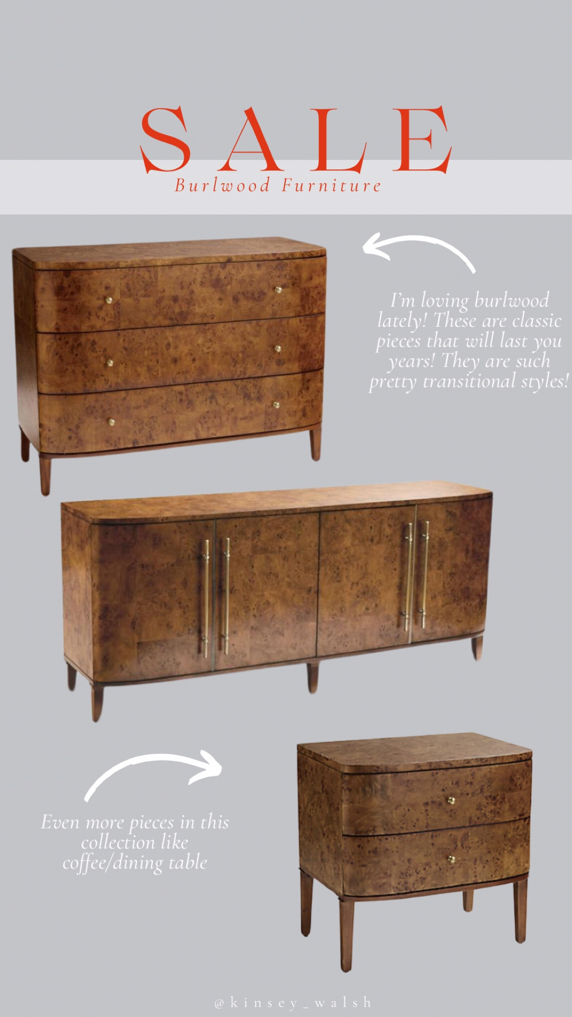 Gorgeous and classic burl wood burlwood furniture pieces on sale! 

#LTKHome #LTKSaleAlert #LTKStyleTip
