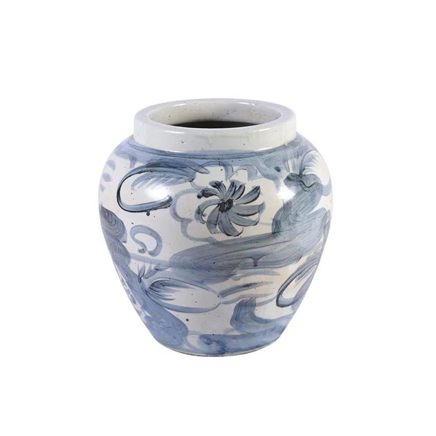 Painted Floral Vase | Cailini Coastal