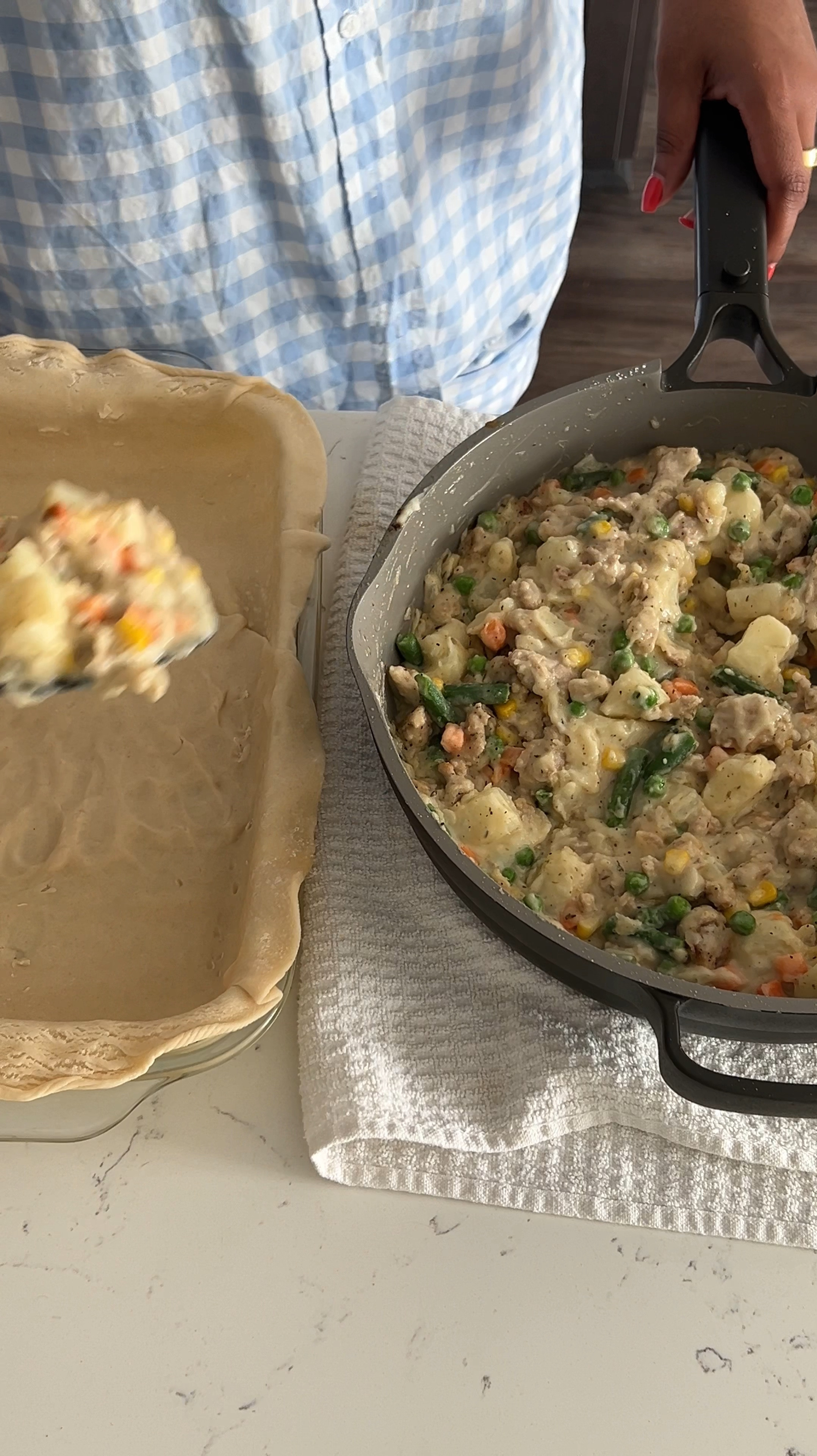 making a pot pie using my favorite OurPlace pots and pans!
this is the large Always pan and the Perfect pot in Char

#LTKVideo