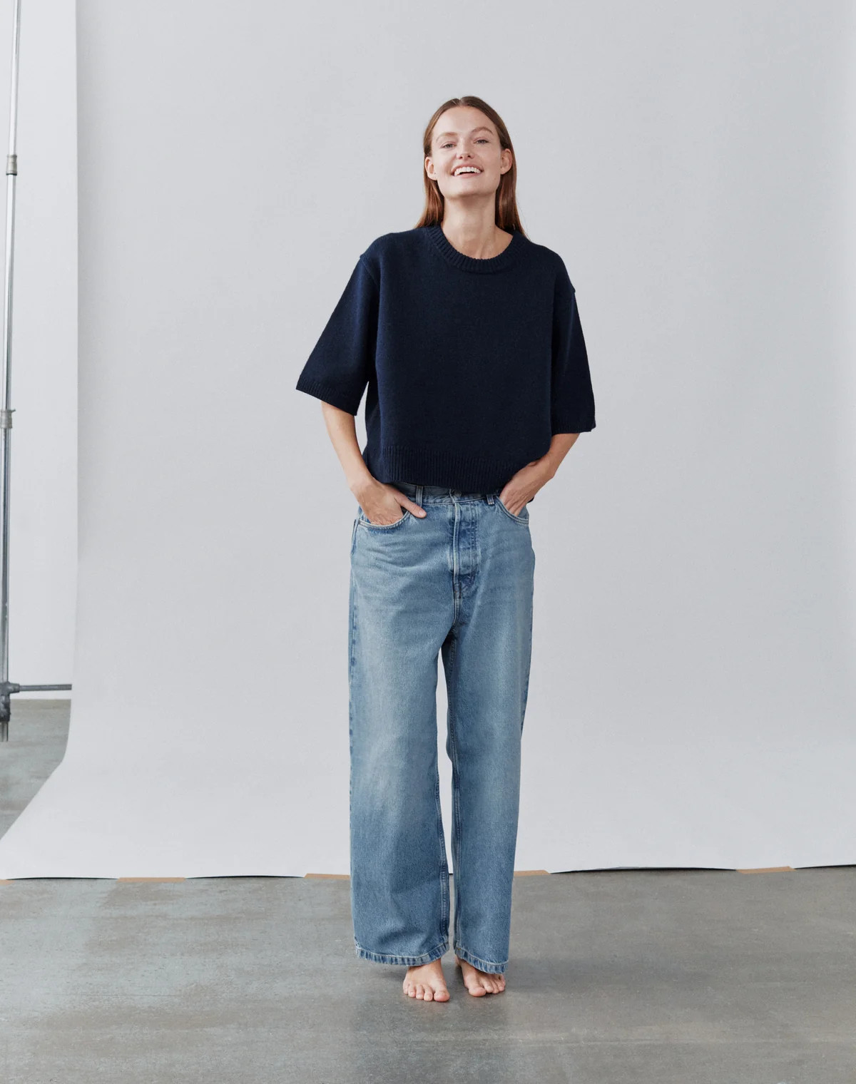 The Easy Tee - Navy | Navygrey
