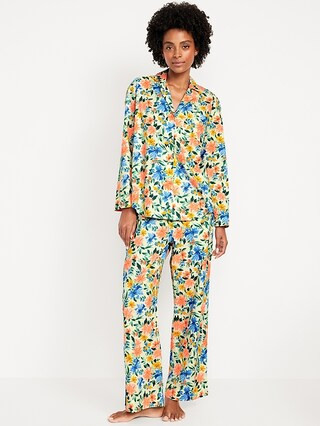 Poplin Pajama Pant Set | Old Navy (US)