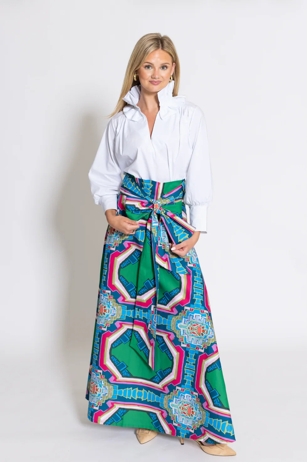 Portico© Brady Wrap Maxi Skirt | House Of MBR