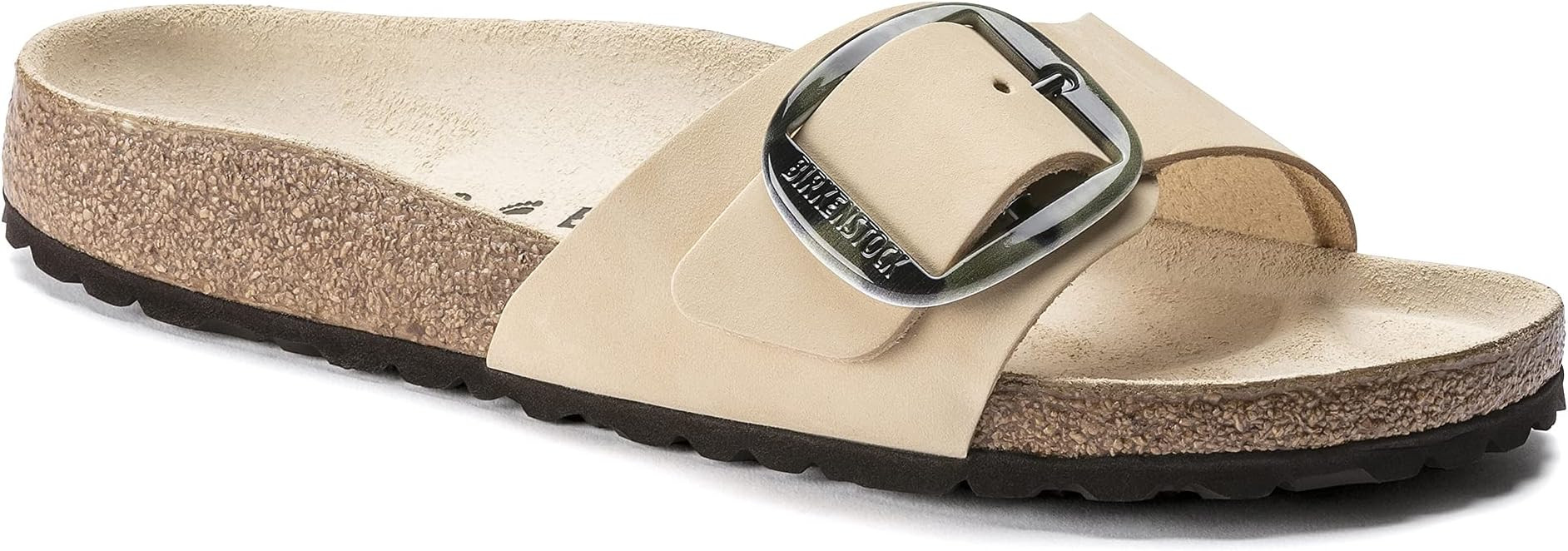 Birkenstock Madrid Big Buckle Almond Nubuck R 39 R EU | Amazon (US)