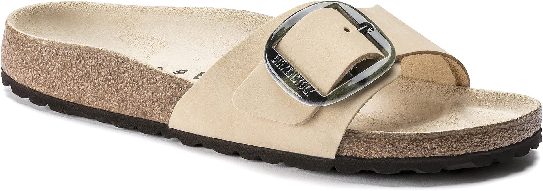 Birkenstock Madrid Big Buckle Almond Nubuck R 39 R EU | Amazon (US)