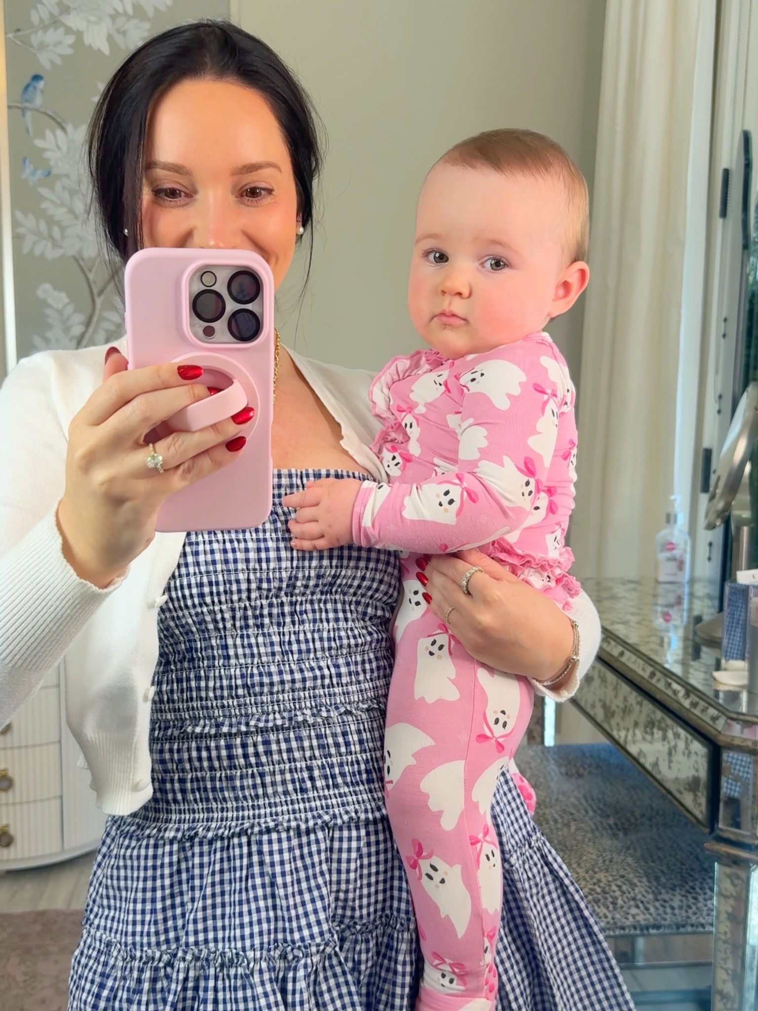 The CUTEST pink Halloween pajamas for a baby girl! These are convertible zipper pjs with feet openings that can open or close. 

#LTKBump #LTKBaby #LTKKids