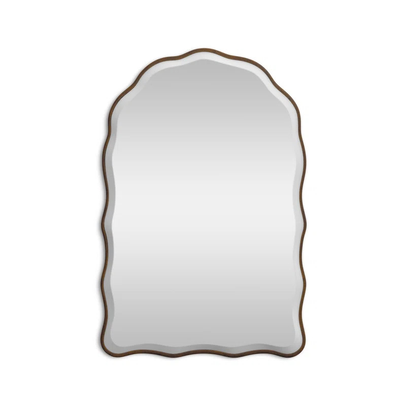 Katerina Wood Arch Wall Mirror | Wayfair North America