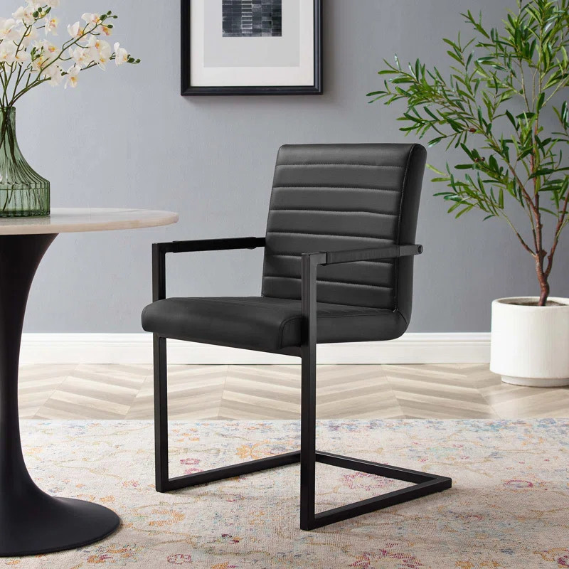 Brayden Studio® Savoy Vegan Leather Dining Chairs - Set of 2 & Reviews | Wayfair | Wayfair North America