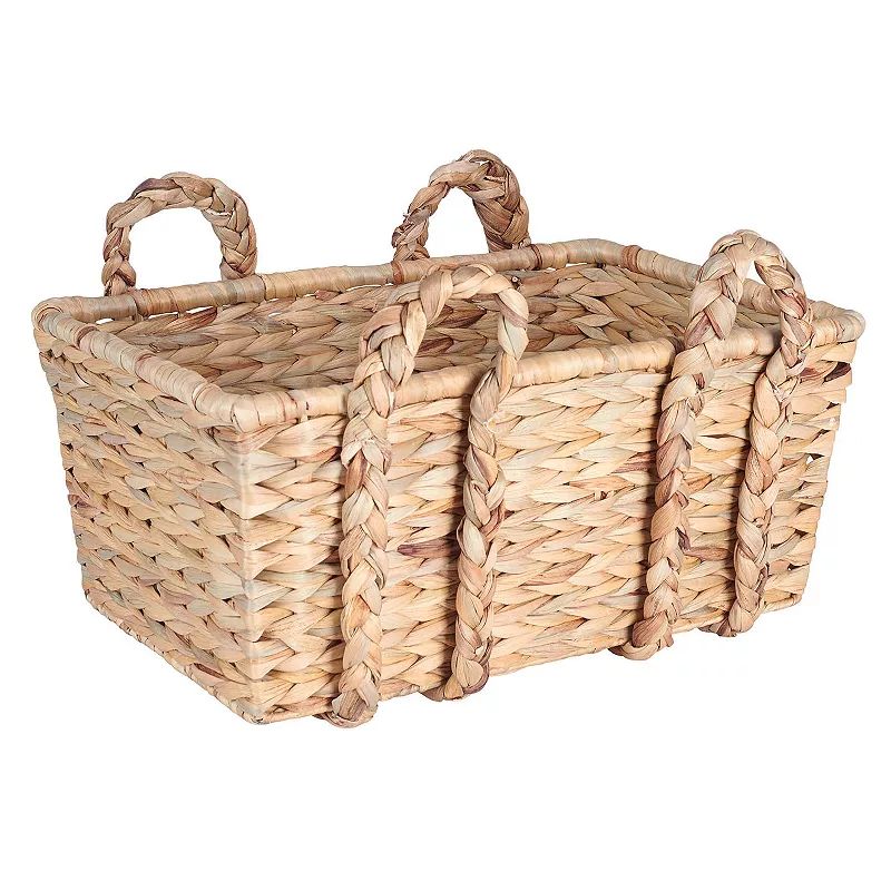 Household Essentials Large Rectangular Floor Basket, Brown | Kohl's