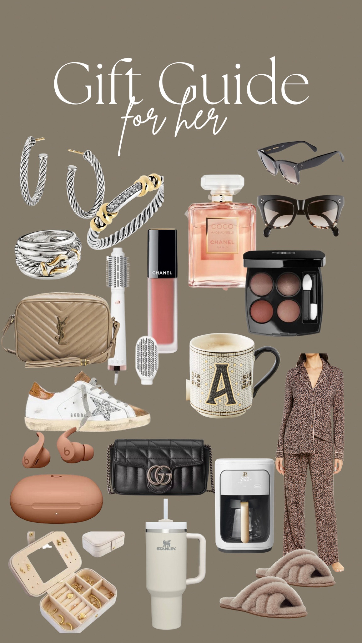 A LUXE gift guide for her present 🎁  #giftguideforher #giftguide #christmasgifts #holidays 

#LTKGiftGuide #LTKHoliday #LTKSeasonal
