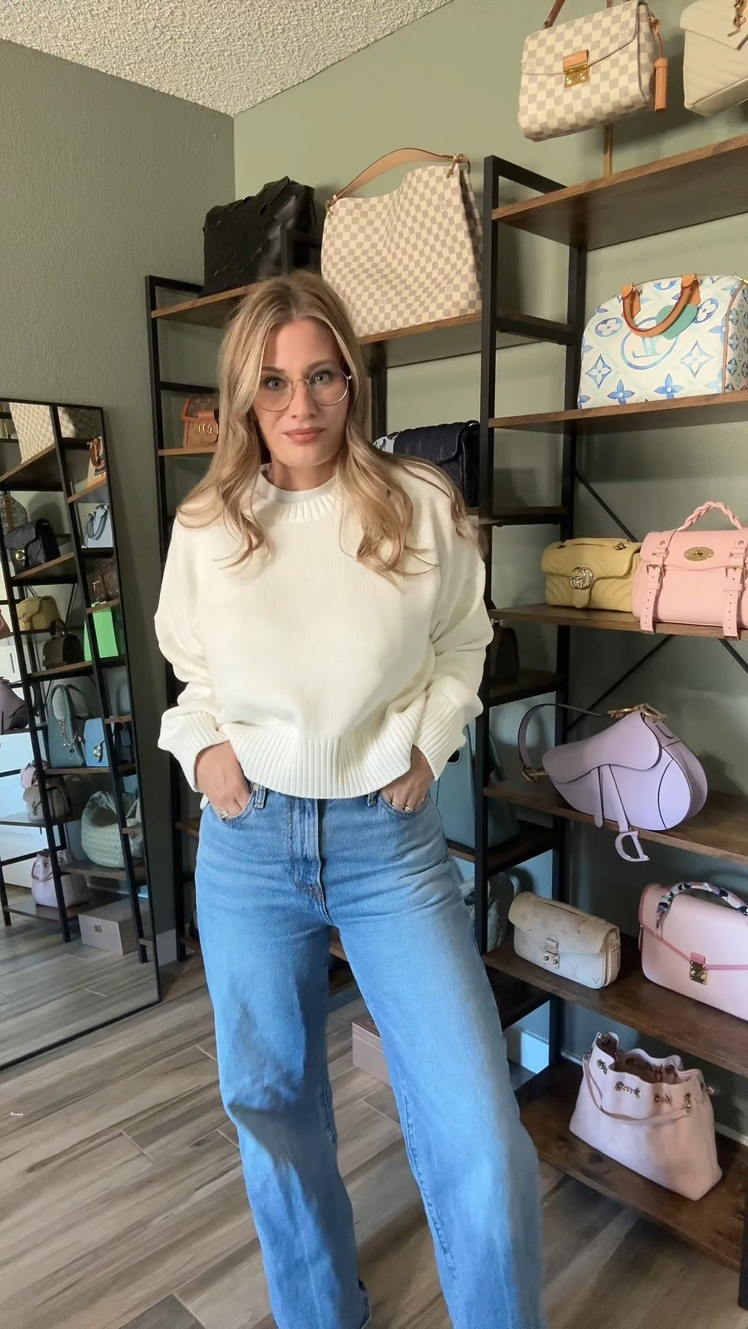 Closet staples that YOU have been loving. 
I sized up in the sweater for a relaxed fit. 
Sweater size M 
Jeans size 28
Skirt size S

#LTKStyleTip #LTKFindsUnder100 #LTKSeasonal