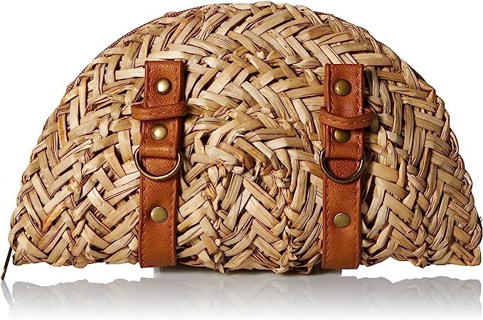 San Diego Hat Company Women's Sea Grass Clutch with Leather Straps | Amazon (US)