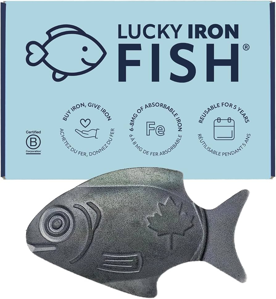 The Original Lucky Iron Fish ®. An Iron Supplement Alternative to Reduce Deficiency. NO SIDE EFF... | Amazon (US)