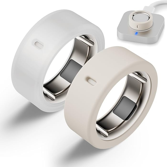 Protector Compatible for Oura Ring 4/Gen 3 Cover,Silicone Anti-Scratch Elastic Ring Finger Case W... | Amazon (US)