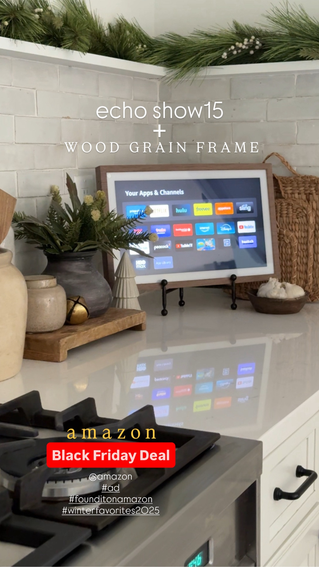@amazon #ad #founditonamazon #WinterFavorites2025
Smart home | fire tv | tech gadgets | amazon echo show 15 | echo show 15 wood frame | kitchen counter decor | echo show 15 stand | kitchen essentials | organization | calendar | skylight | home organization | amazon finds | amazon must haves | gifts for her | gifts for him | echo show 21

#LTKGiftGuide #LTKSaleAlert #LTKCyberWeek