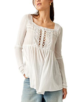 Free People Women's Pretty Please Tunic - Macy's | Macy's