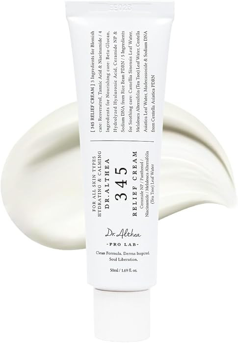 Dr.Althea 345 Relief Cream | Moisturizer for Soothing Recovery and Blemish Care with PDRN & Niaci... | Amazon (US)