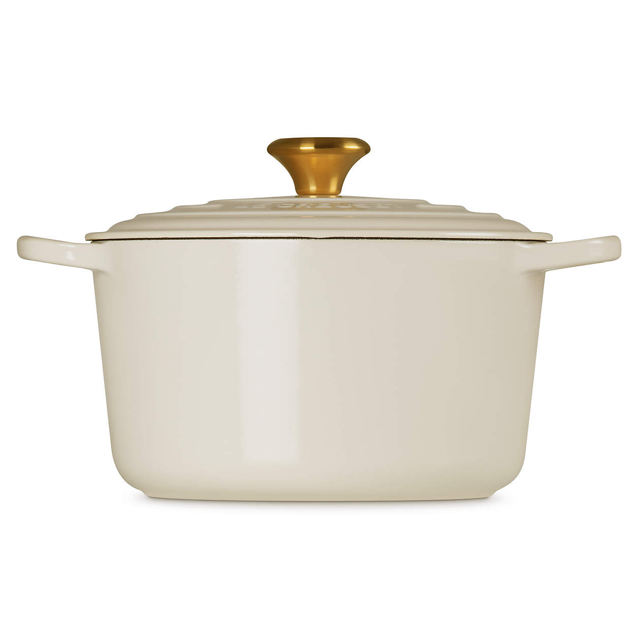 Le Creuset Signature 6.5-Qt. Cream Enameled Cast Iron Deep Round Dutch Oven + Reviews | Crate & B... | Crate & Barrel