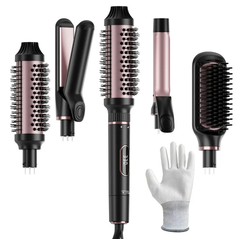 Nicebay Curling Iron, Professional Instant Heat Up Hair Curling Wand Set, Curling Wand | Walmart (US)