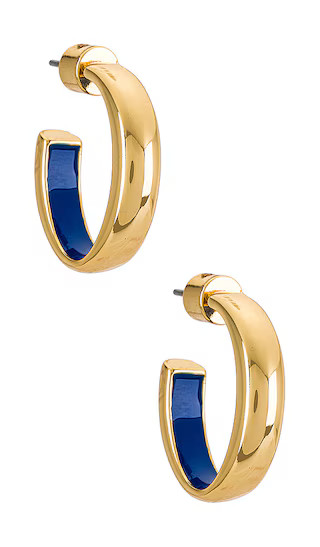 Mavi Hoops in Gold | Revolve Clothing (Global)